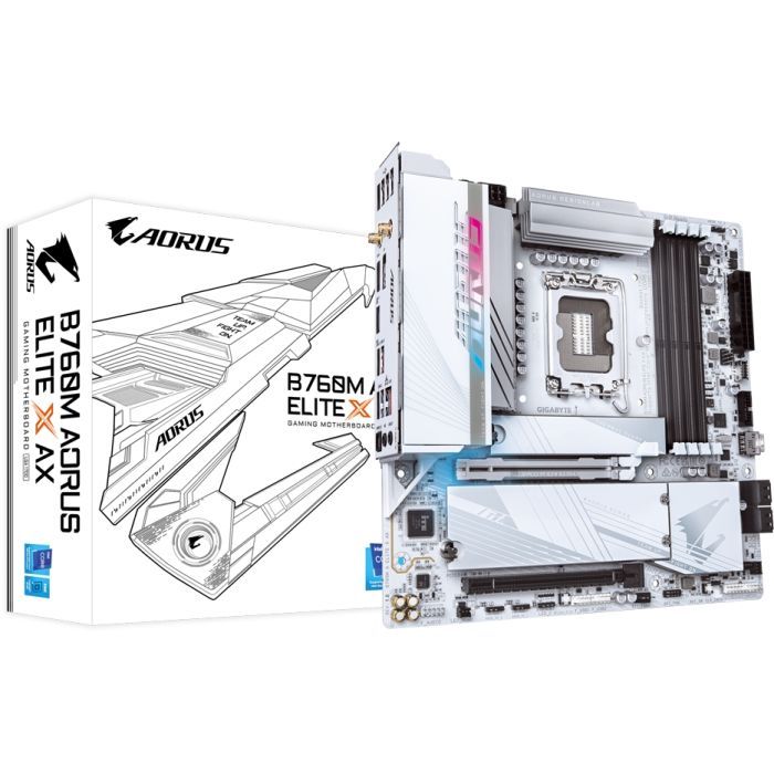 Материнская плата GIGABYTE B760M AORUS ELITE X AX (B760M A ELITE X AX) изображение 4