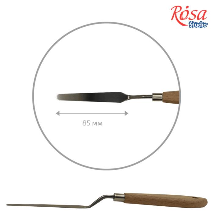 Мастихін Rosa Studio 11907 прямоукутний, довжина 8,5см (6926586612199)