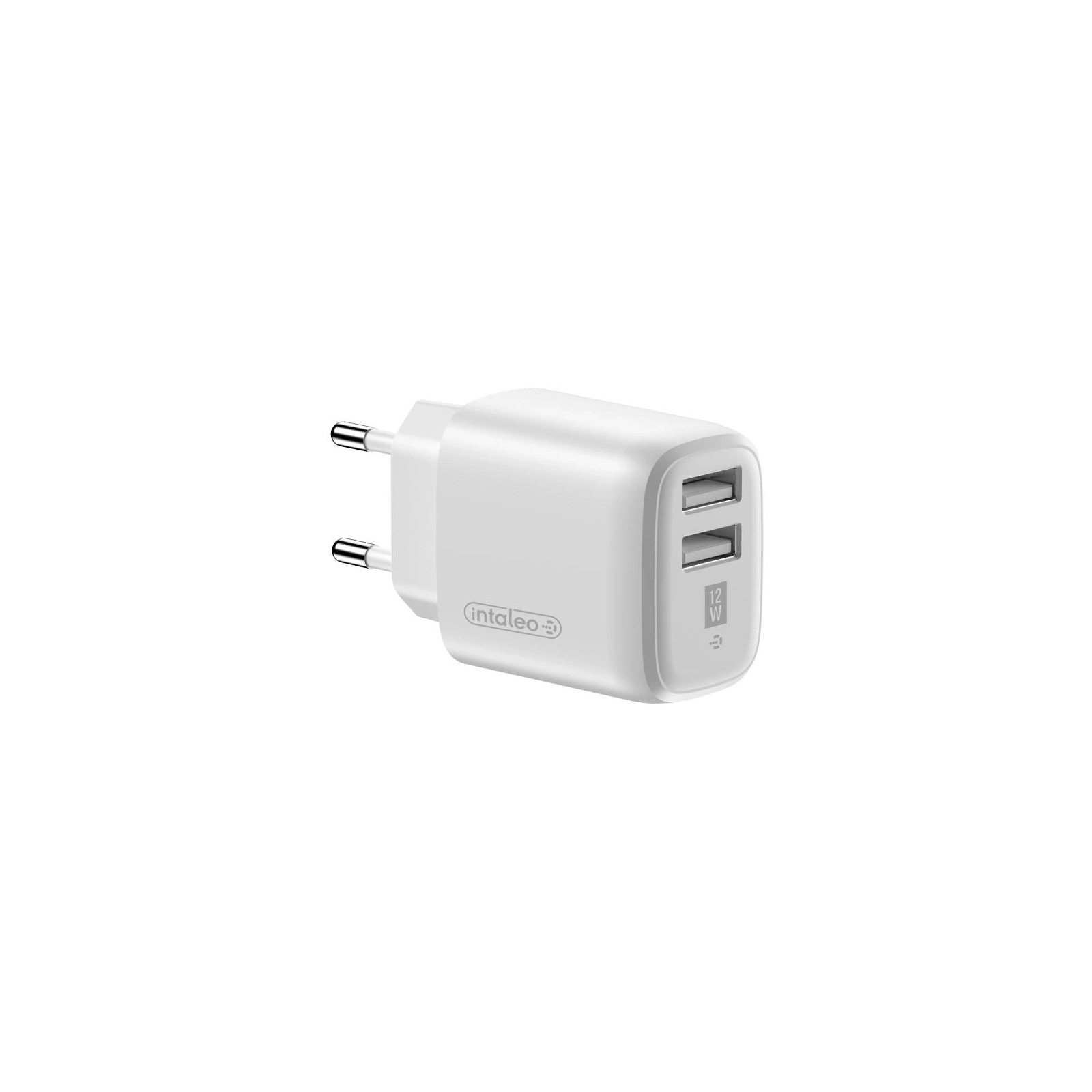 Зарядное устройство Intaleo 12W Fast Charge 2USB 2.4A white (1283126578281)