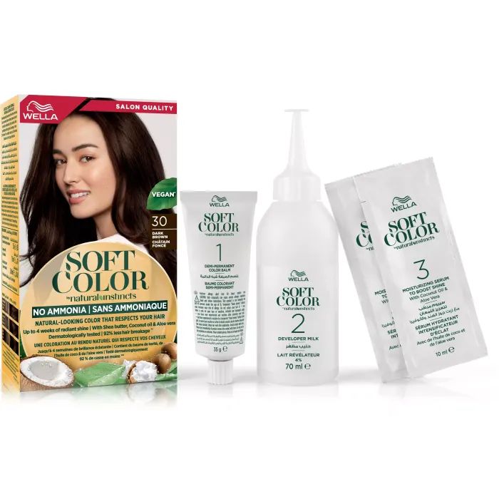 Фарба для волосся Wella Soft Color Безаміачна 70 - Натуральний блонд (3614228865784) зображення 5