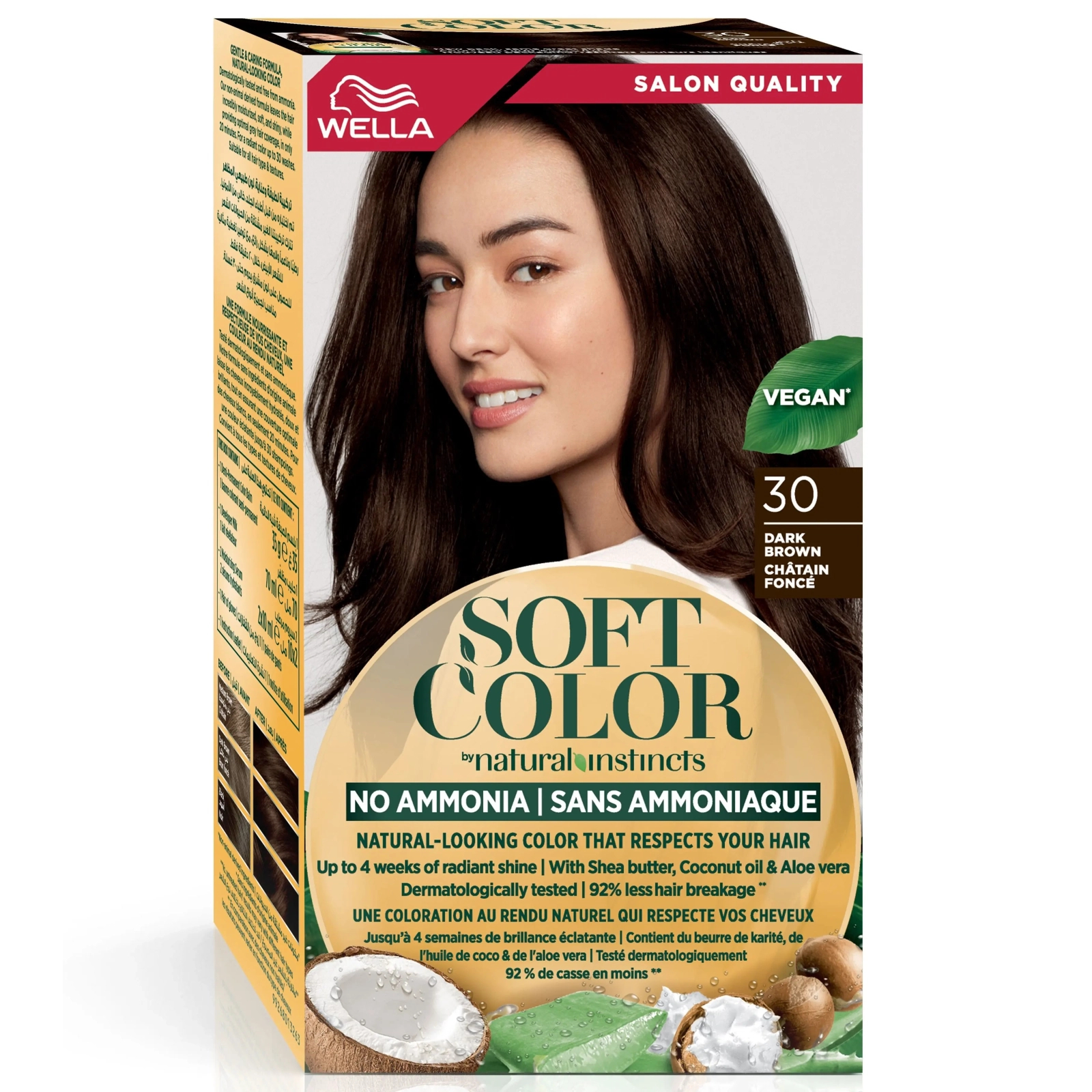 Краска для волос Wella Soft Color Безаммиачная 323 - Темная робуста (3616302076833)