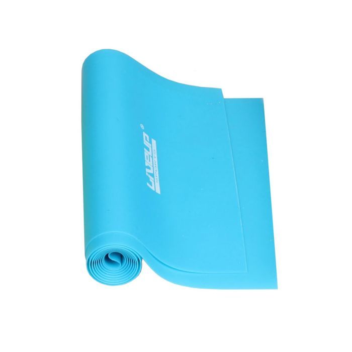 Эспандер LiveUp TPE Band LS3204-Sb стрічка синій S-1200х150х0.5мм (6951376105438)