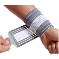 Фиксатор кисти LiveUp Wrist Support LS5672-SM сірий, білий S/M (6951376182286) изображение 4 Фиксатор кисти LiveUp Wrist Support LS5672-SM сірий, білий S/M (6951376182286) изображение 4
