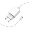 Зарядное устройство BOROFONE BA20A Sharp charger set (Lightning) White (BA20AMW) изображение 2
