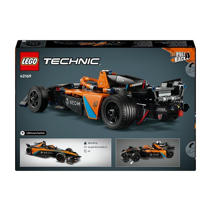 Конструктор LEGO Автомобиль для гонки NEOM McLaren Formula E 452 детали (42169) изображение 3