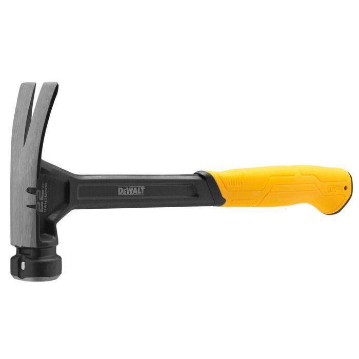 Молоток DeWALT RIP-CLAW, цельнометаллический, 624 г, с прямым гвоздодером (DWHT51006-0) изображение 2