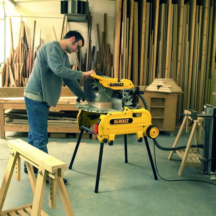 Торцовочная пила DeWALT 2000 Вт, 305х30мм, 4000 об/мин, вес 42 кг (D27107) изображение 12