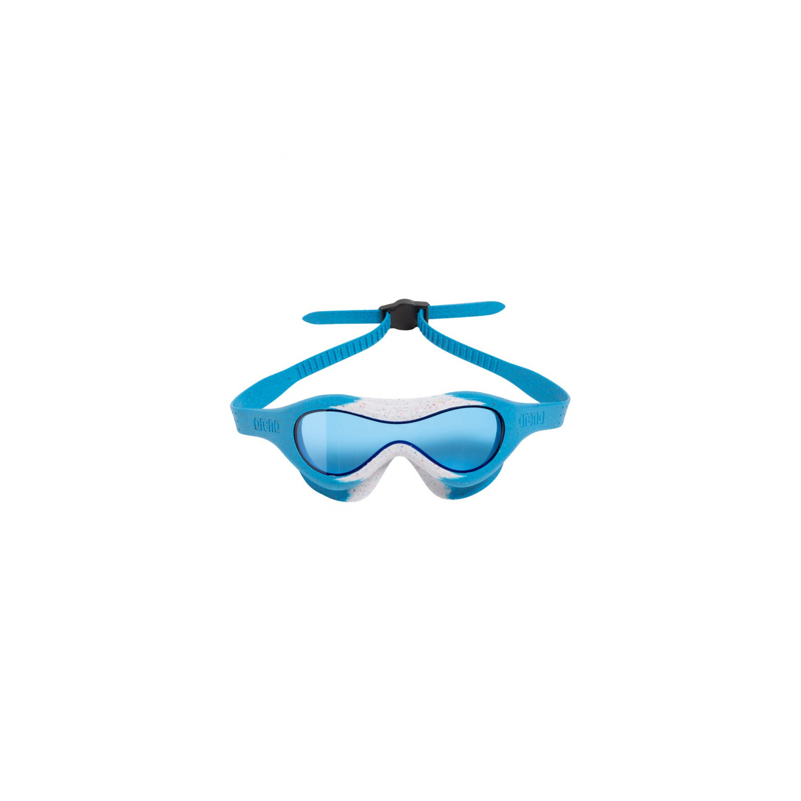 Окуляри для плавання Arena Spider Kids Mask блакитний, жовтий 004287-102 (3468336662465) зображення 2