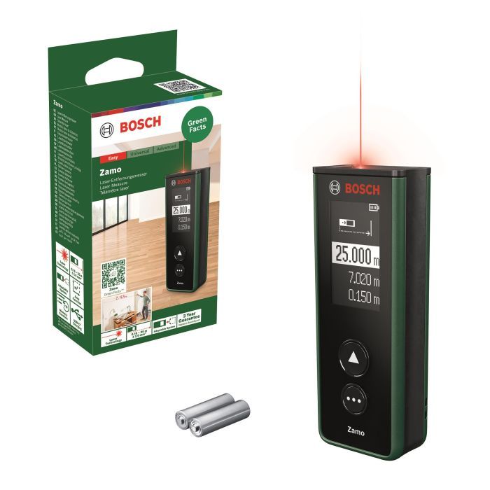 Дальномер Bosch Zamo, 0.15-25м, 2мм, 0.08кг (0.603.672.900) изображение 5