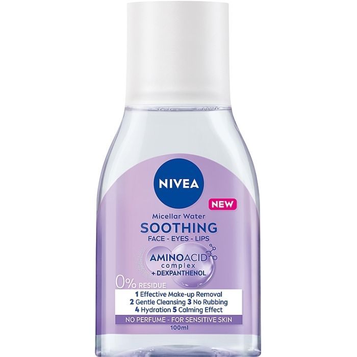 Міцелярна вода Nivea Soothing Заспокійлива для чутливої шкіри 400 мл (5900017053660)