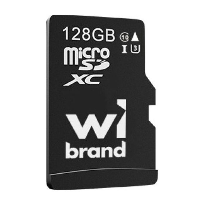 Карта памяти Wibrand 128GB mictoSD class 10 UHS-I U3 (WICDHU3/128GB)