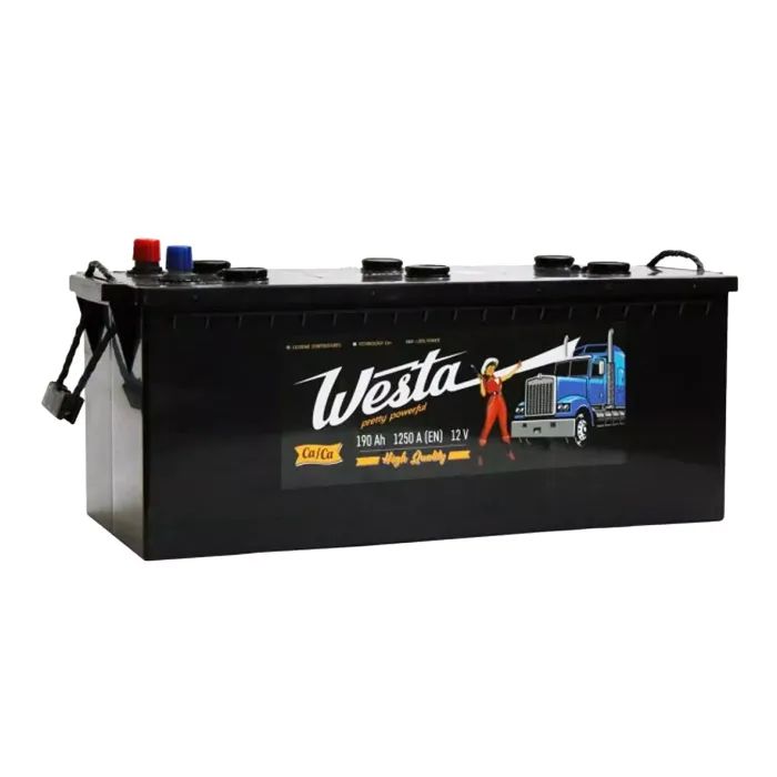 Аккумулятор автомобильный Westa 6CT-190 А (3) Pretty Powerful