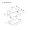 Вытяжка кухонная Pyramida CX 52 (1100) E WH изображение 6