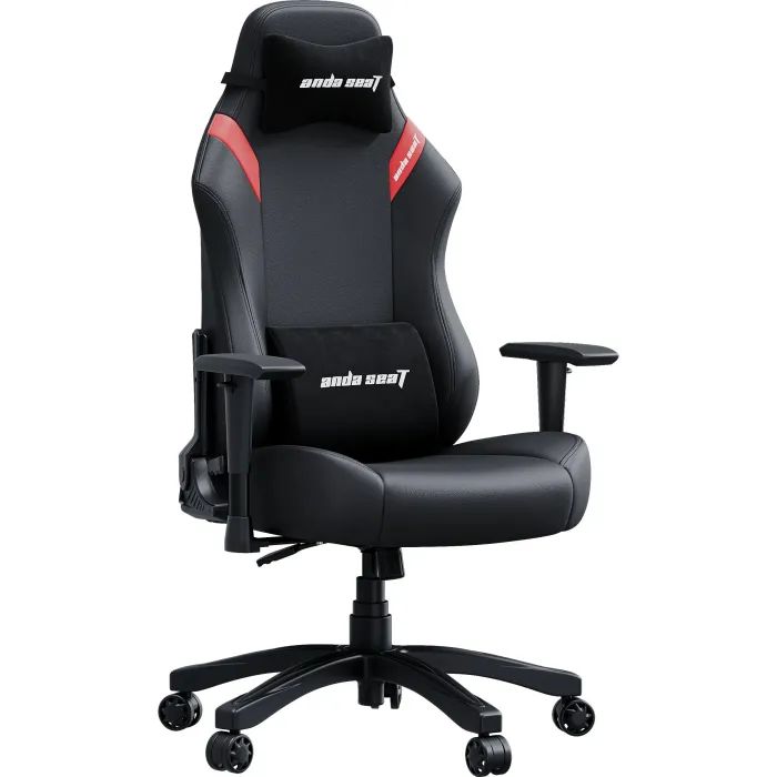 Кресло игровое Anda Seat Luna Size L Black/Red (AD18-44-BR-PV) изображение 2