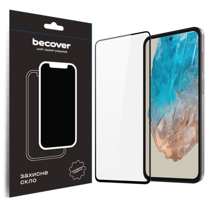 Стекло защитное BeCover Samsung Galaxy M35 5G SM-M356 Black (711529)