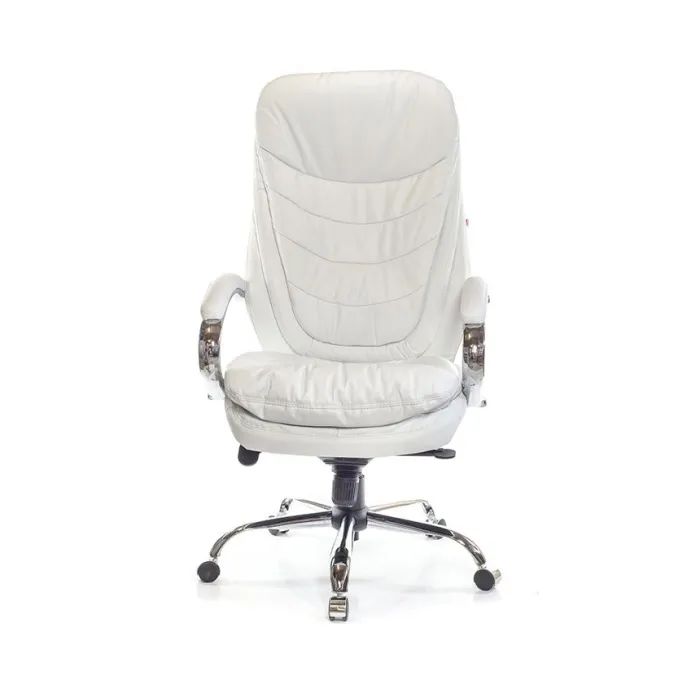 Офисное кресло Аклас Валенсия Soft CH MB Белый (Кожа Lux LC-W) (10076462) изображение 2
