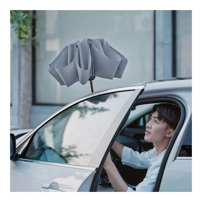 Зонт Xiaomi RunMi Fully Automatic Rreverse Grey (90COTNT2008U-GY00-OS) изображение 5