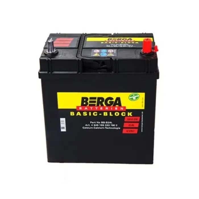 Аккумулятор автомобильный Berga Basicblock 45Ah ASIA Ев (-/+) ТК (330EN) (5451550337902)