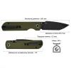 Нож CJRB Nova Green PVD (J1937-BGN) изображение 6