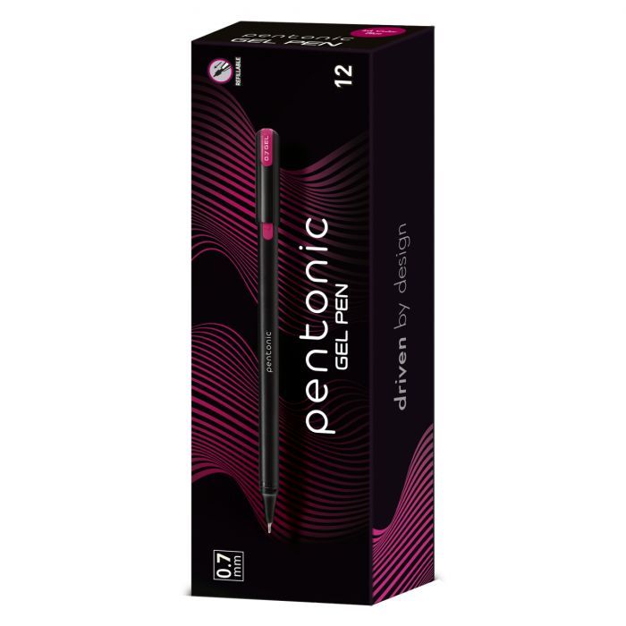 Ручка гелева LINC Pentonic 0,7 мм рожева (420422)