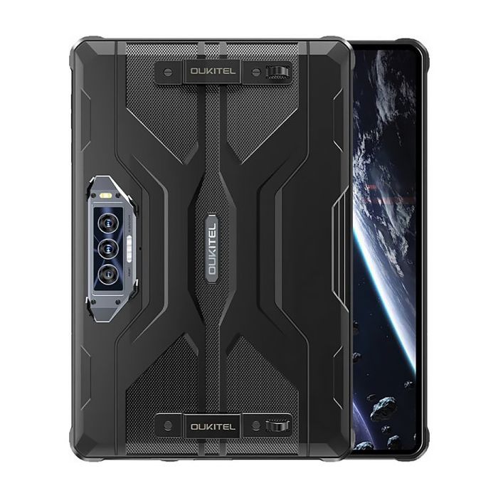 Планшет OUKITEL RT8 11" 6/256GB Dual Sim Black-Orange with hand (6931940756396) зображення 2