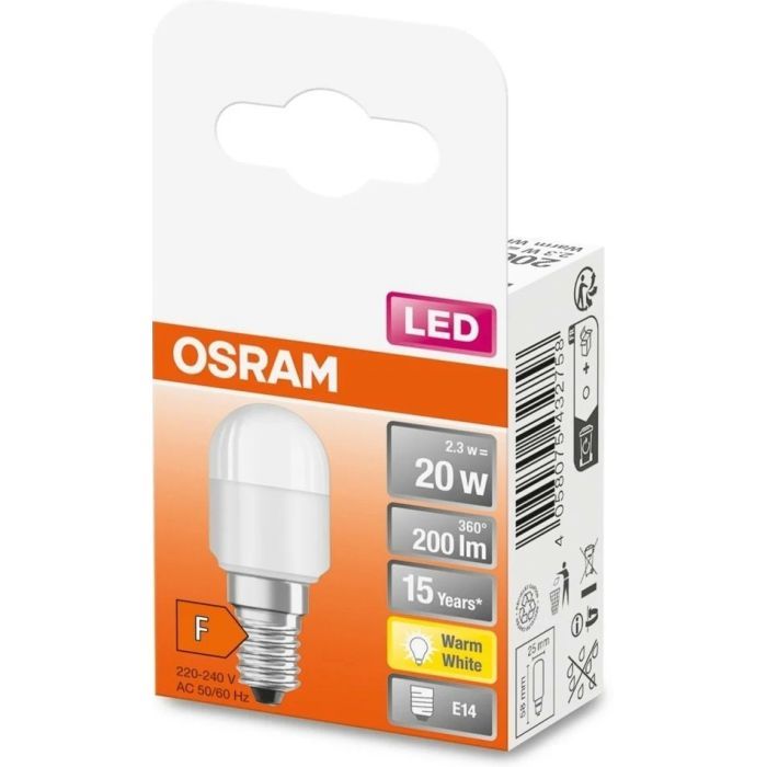 Лампочка Osram LED T26 20 2,3W/827 230V FR E14 (4058075432758) изображение 4