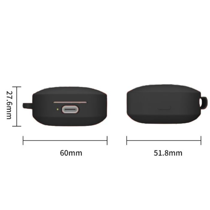 Чохол для навушників BeCover Silicon для Xiaomi Redmi Buds 6 Active Black (712012) зображення 2