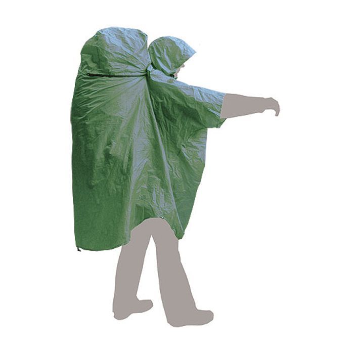 Дощовик Terra Incognita PonchoBag S/M зелёная (4823081502753)