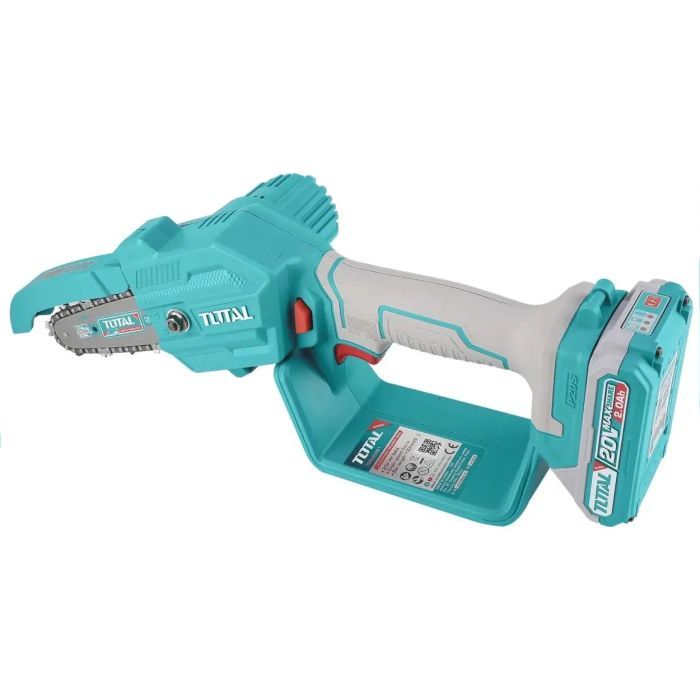 Цепная пила Total TGSLI20581 мини, акум., 20В, 2Ah, шина 13см (TGSLI20581) изображение 3