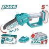 Цепная пила Total TGSLI20581 мини, акум., 20В, 2Ah, шина 13см (TGSLI20581) изображение 6