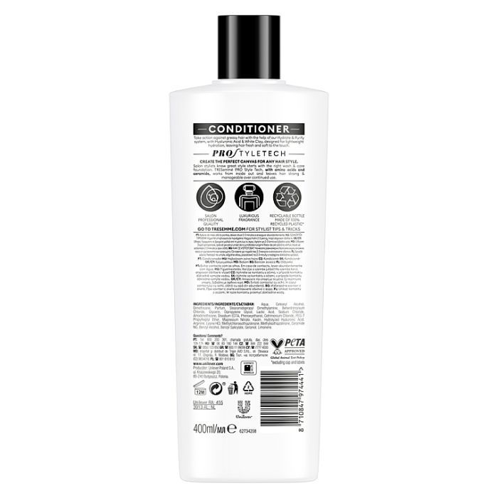 Кондиціонер для волосся Tresemme Hydrate & Purify Зволожувальний 400 мл (8710847974441) зображення 2