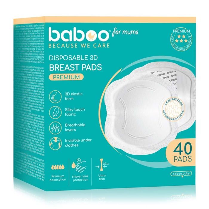 Вкладыш для бюстгальтера Baboo premium 3D 60 шт (2-116)