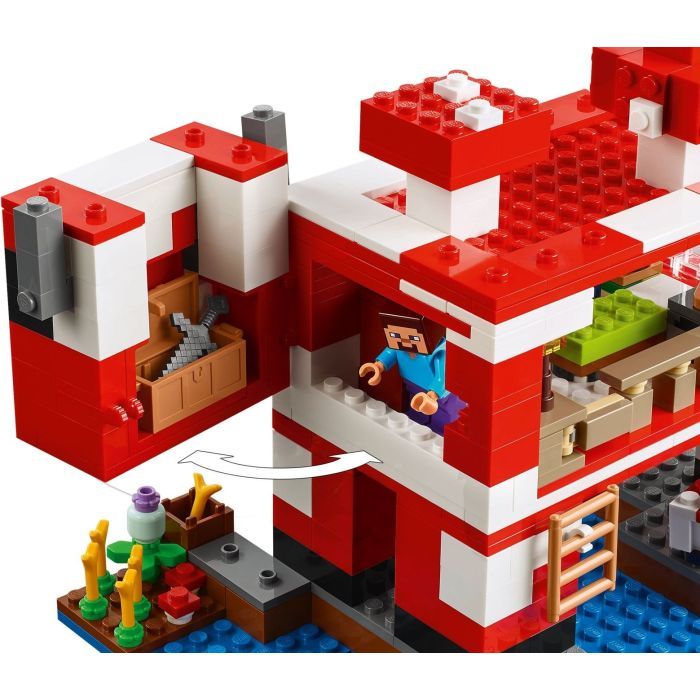 Конструктор LEGO Minecraft Грибной дом (21270) изображение 4