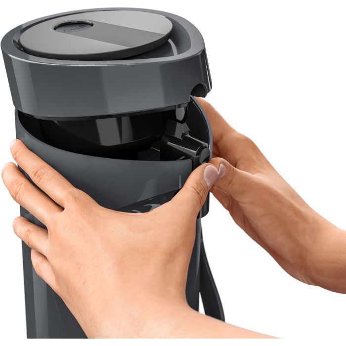 Термос Tefal Ponza Pump, 1.9л, пластик, скло, чорний (K3140114) изображение 4