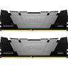 Модуль памяти для компьютера DDR4 16GB (2x8GB) 4800 MHz Renegade Black Kingston Fury (ex.HyperX) (KF448C19RB2K2/16) изображение 2