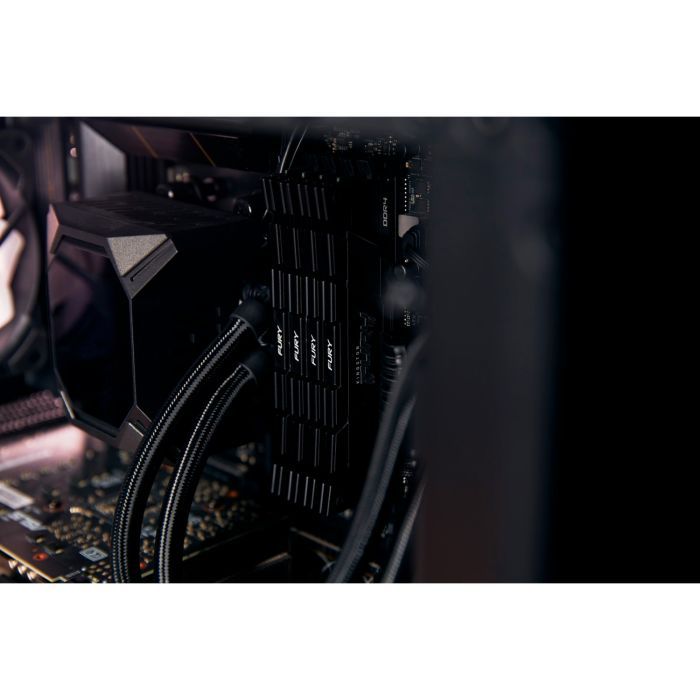 Модуль памяти для компьютера DDR4 16GB (2x8GB) 4800 MHz Renegade Black Kingston Fury (ex.HyperX) (KF448C19RB2K2/16) изображение 7