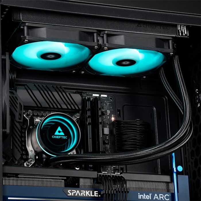 Система жидкостного охлаждения Chieftec Iceberg 240 ARGB (CLC-240-RGB) изображение 11