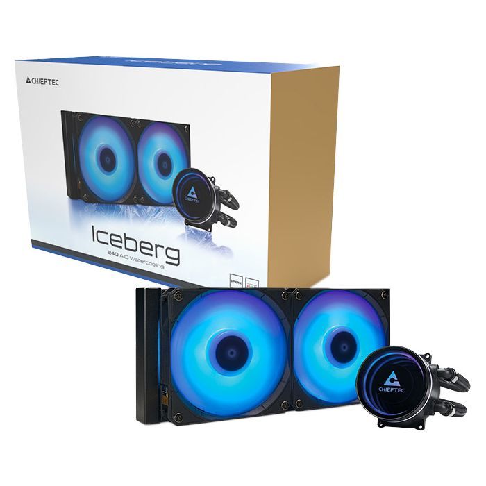 Система жидкостного охлаждения Chieftec Iceberg 240 ARGB (CLC-240-RGB) изображение 7