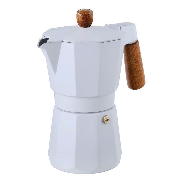 Гейзерная кофеварка Bergner Naturally 6 чашок (BG-38191-WH)