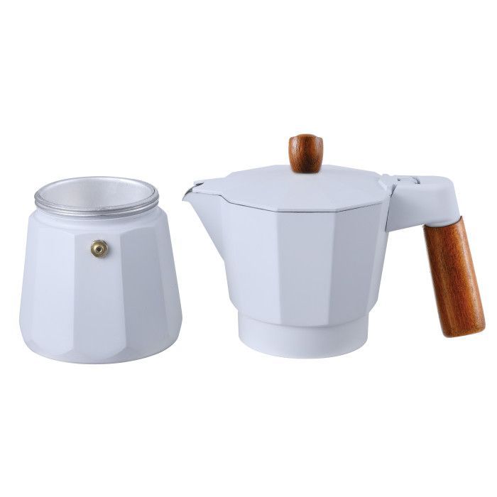Гейзерная кофеварка Bergner Naturally 6 чашок (BG-38191-WH) изображение 2
