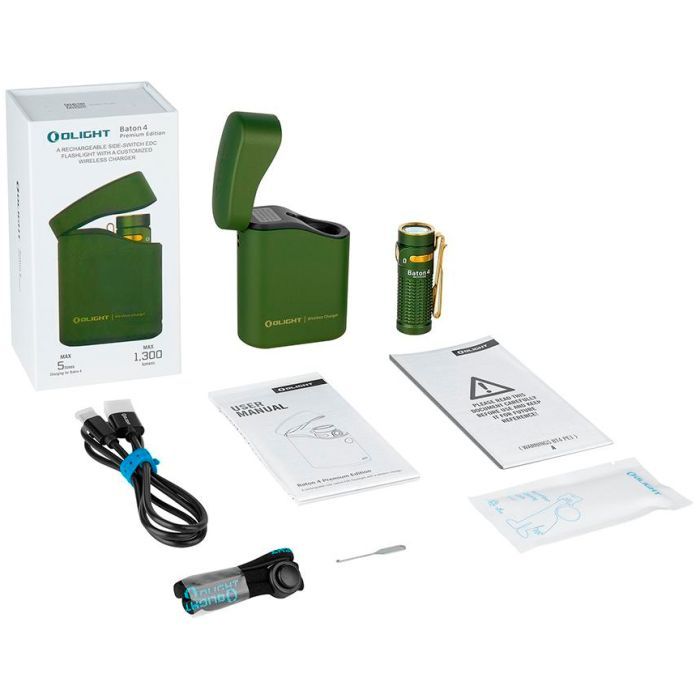 Ліхтар Olight Baton 4 Premium OD Green (0.0000.0859) зображення 10