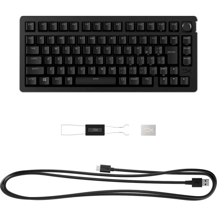 Клавиатура HyperX Alloy Rise 75 PBT HX Red Wireless UA Black (91Y91AA) изображение 5