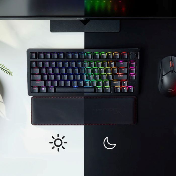 Клавиатура HyperX Alloy Rise 75 PBT HX Red Wireless UA Black (91Y91AA) изображение 8
