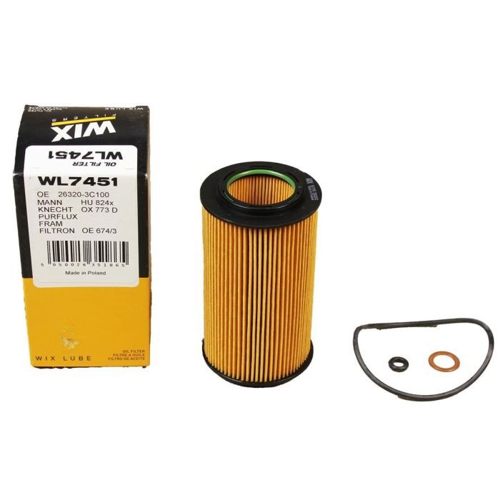 Фильтр масляный Wixfiltron WL7451 изображение 3
