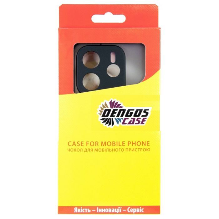 Чехол для мобильного телефона Dengos Kit Xiaomi Redmi Note 14 case Matte + glass (Black) (DG-KM-127) изображение 4