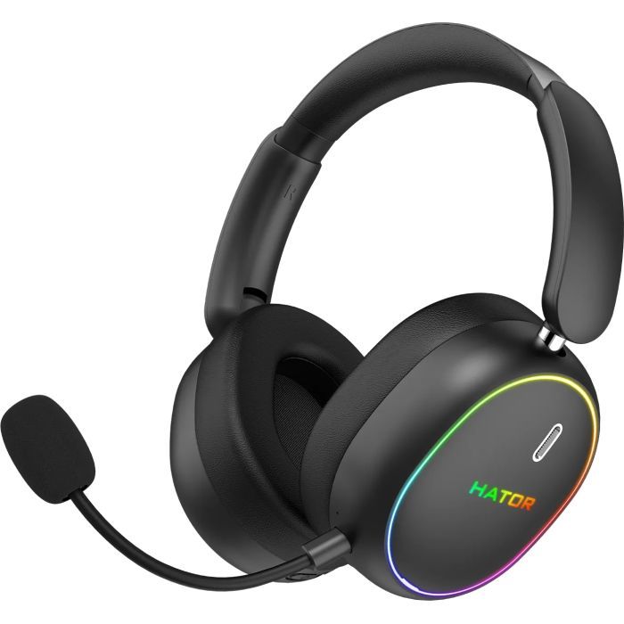 Наушники Hator Phoenix 2 Wireless Hi-Res SyncHUB connection Black (ESH40) изображение 2