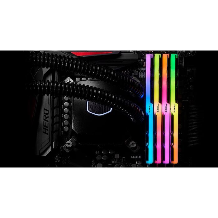 Модуль памяти для компьютера DDR4 128GB (4x32GB) 3600 MHz Trident Z RGB G.Skill (F4-3600C18Q-128GTZR) изображение 7