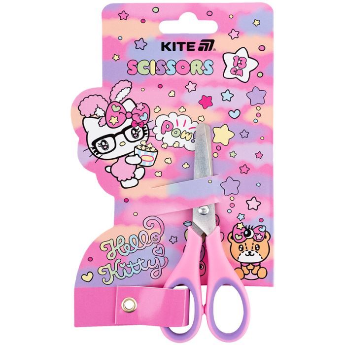 Ножницы Kite детские с резиновыми вставками Hello Kitty 13 см (HK25-123)