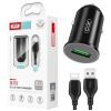 Зарядний пристрій XO TZ12 QC3.0 (1USB/18W) + USB - Type-C Black (XO-TZ12-BK) зображення 4