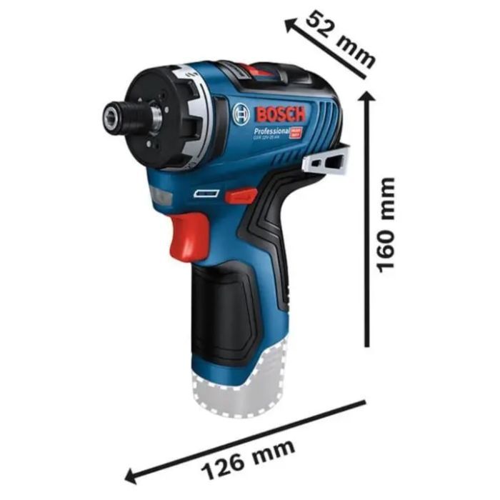 Шуруповерт Bosch GSR 12V-35 HX 12В 2х3.0Агод 2035Нм 4601750обхв 0.57кг (0.601.9J9.101) изображение 3